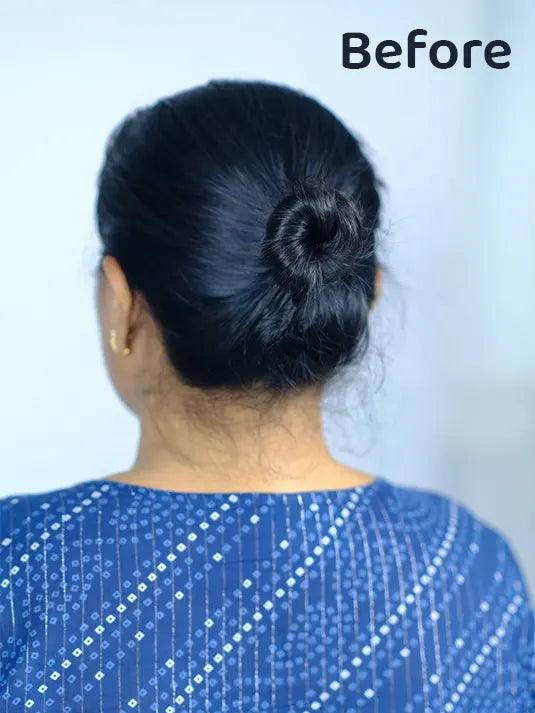 Curl Top Knot Bun
