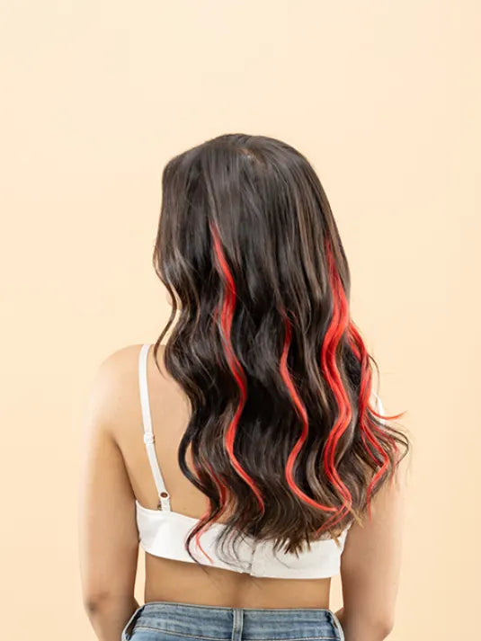 Siren Red – Color Me Clip-ins