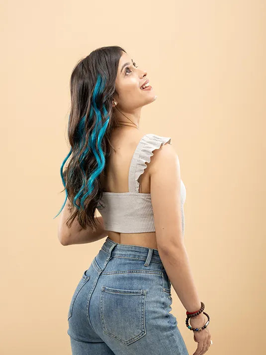Teal Blue – Color Me Clip-ins