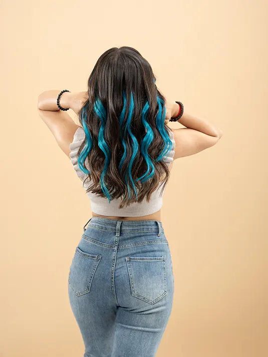 Teal Blue – Color Me Clip-ins